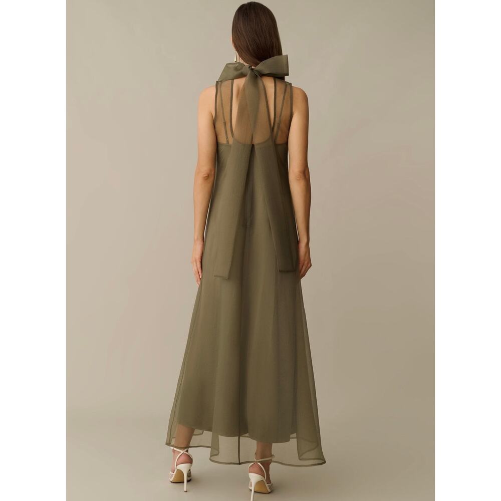 New NWT Caara Aletta dress moss gray dress sz XS $222 - Picture 3 of 6
